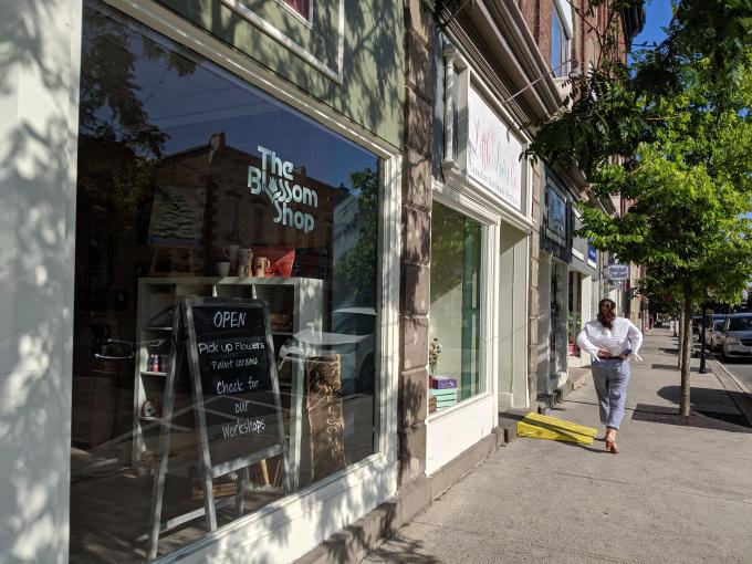 A streetscape in Carleton Place.