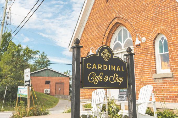 The Cardinal Cafe in Sharbot Lake.