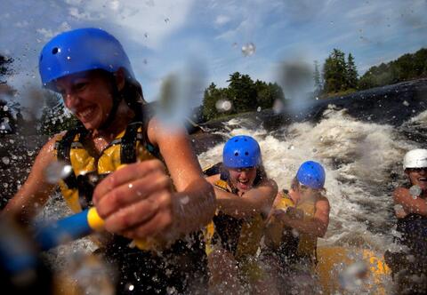 Whitewater rafting on the Ottawa River